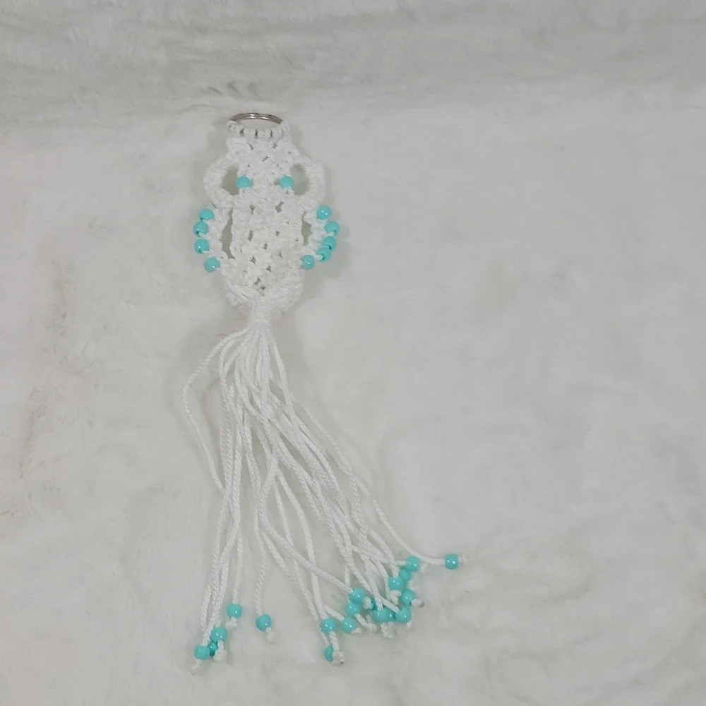 Macrame Owl KeyChain